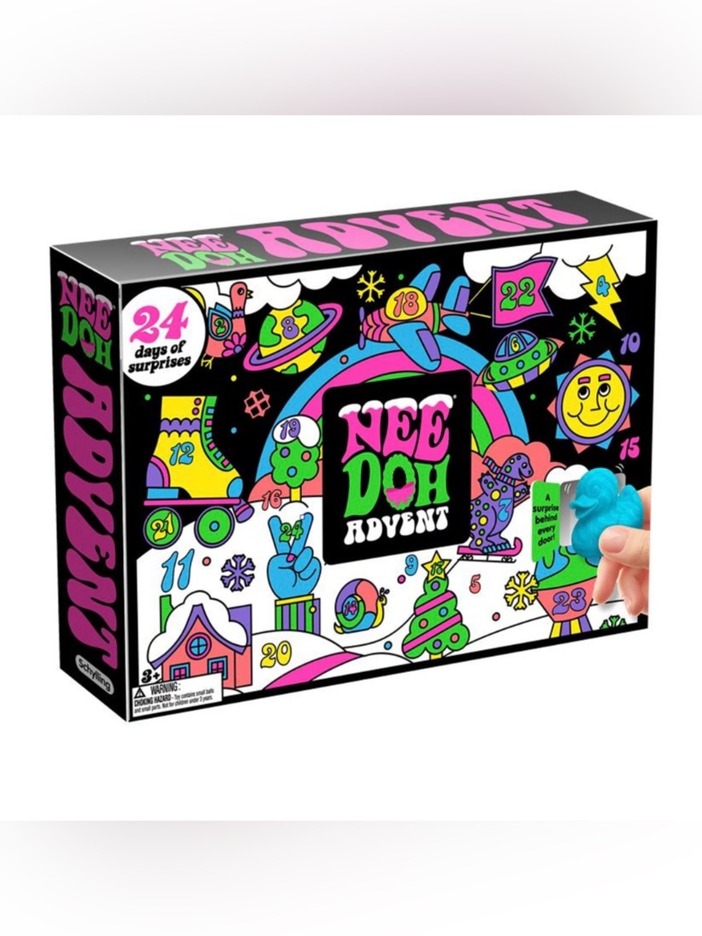 Nee Doh Advent Calendar Kids Schylling Sensory Toy - Squishmas 2026 24 toys